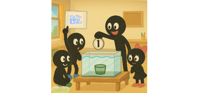 「コイン落とし」活動イメージ画像
