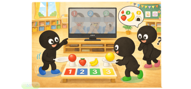 「何を食べたかな？」活動イメージ画像